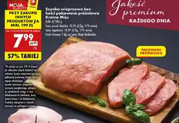 Biedronka Szynka wieprzowa bez kości pakowana próżniowo Kraina Mięs oferta
