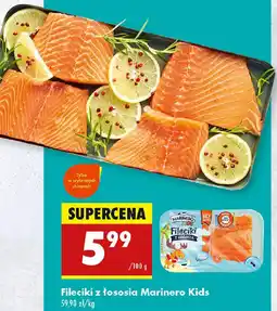 Biedronka Fileciki z łososia Marinero Kids oferta