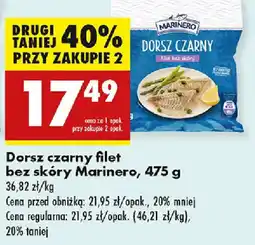 Biedronka Dorsz czarny filet bez skóry Marinero oferta