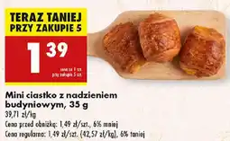 Biedronka Mini ciastko z nadzieniem budyniowym oferta