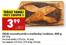 Biedronka Chleb nowodworski z maślanką i makiem oferta