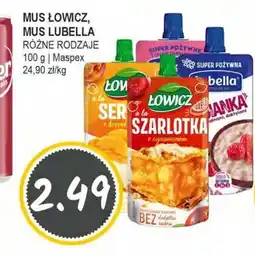 Słoneczko Mus łowicz, mus lubella maspex oferta