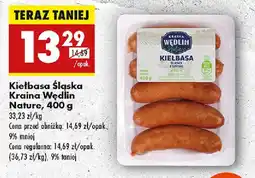 Biedronka Kiełbasa Śląska Kraina Wędlin Nature oferta