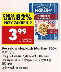 Biedronka Boczek w słupkach Morliny oferta