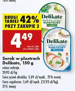 Biedronka Serek w plastrach Delikate oferta