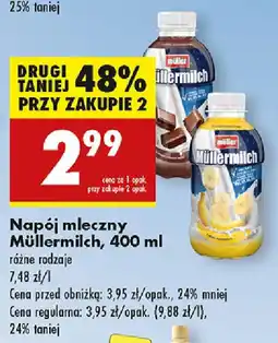 Biedronka Napój mleczny Müllermilch oferta