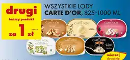 Biedronka Wszystkie lody Carte D'Or oferta