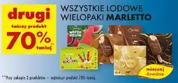 Biedronka Wszystkie lodowe wielopaki Marletto oferta