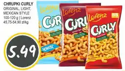 Słoneczko Chrupki curly original, light, mexican style lorenz oferta