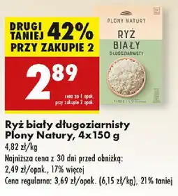 Biedronka Ryż biały długoziarnisty Plony Natury oferta