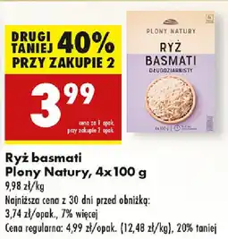 Biedronka Ryż basmati Plony Natury oferta
