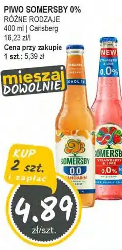 Słoneczko Piwo somersby 0% carlsberg oferta