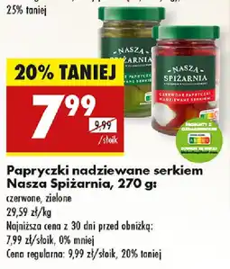 Biedronka Papryczki nadziewane serkiem Nasza Spiżarnia oferta