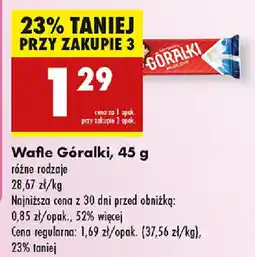 Biedronka Wafle Góralki oferta