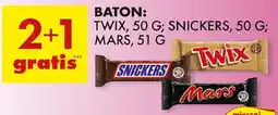 Biedronka Baton: Twix, Snickers, Mars oferta