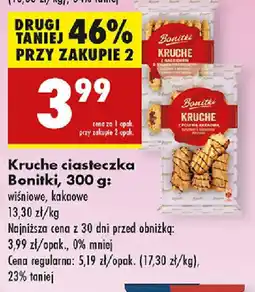 Biedronka Kruche ciasteczka Bonitki oferta