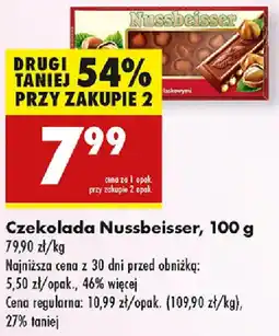 Biedronka Czekolada Nussbeisser oferta