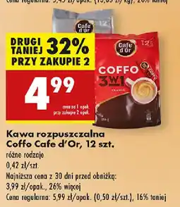 Biedronka Kawa rozpuszczalna Coffo Cafe d'Or oferta