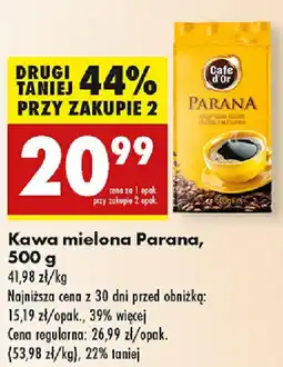 Biedronka Kawa mielona Parana oferta