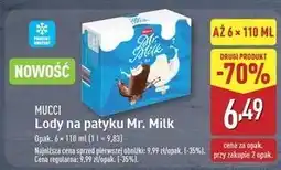 ALDI Lód śmietankowy + cocoa Mucci Mr. Milk oferta
