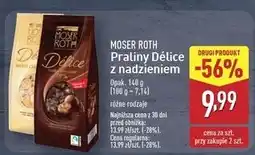 ALDI Praliny delice w białej czekoladzie Moser Roth oferta