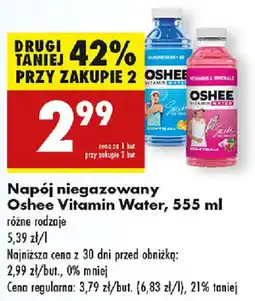 Biedronka Napój niegazowany Oshee Vitamin Water oferta