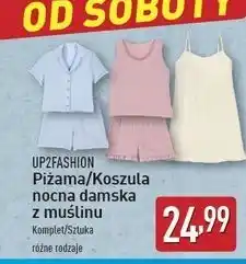 ALDI Koszula nocna z muślinu m-xl Up2Fashion oferta