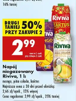 Biedronka Napój niegazowany Riviva oferta