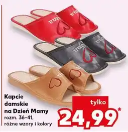 Kaufland Kapcie damskie 36-41 oferta