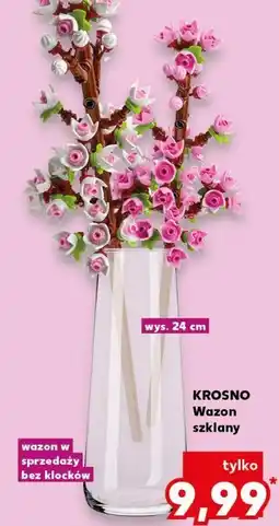 Kaufland Wazon szklany 24 cm Krosno S.a oferta
