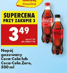 Biedronka Napój gazowany Coca-Cola lub Coca-Cola Zero oferta