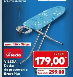 Kaufland Deska do prasowania bravo plus Vileda oferta