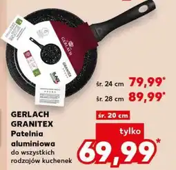 Kaufland Patelnia granitex 28 cm Gerlach oferta