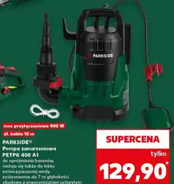 Kaufland Pompa zanurzeniowa do wody czystej 400 w Parkside oferta