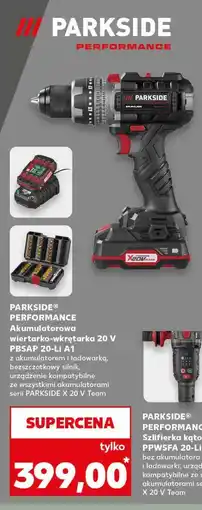Kaufland Wiertarko-wkrętarka udarowa 20v Parkside Performance oferta