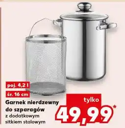 Kaufland Garnek kociołek nierdzewny 16 cm Florina (Florentyna) oferta