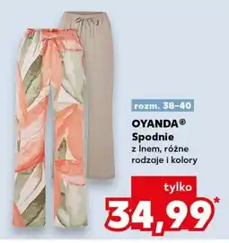Kaufland Spodnie damskie 38-40 Oyanda oferta