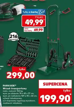 Kaufland Wózek transportowy maks. 150 kg Parkside oferta