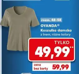 Kaufland Koszulka damska 48-58 Oyanda oferta