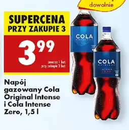 Biedronka Napój gazowany Cola Original Intense i Cola Intense Zero oferta