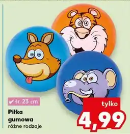 Kaufland Piłka gumowa 23 cm oferta
