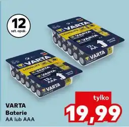 Kaufland Baterie aaa Varta Longlife oferta