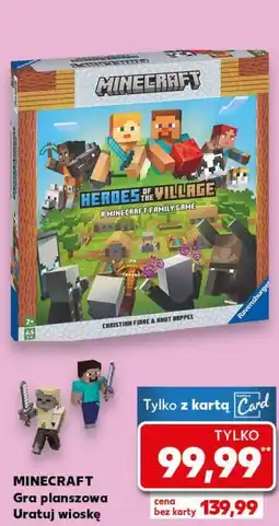 Kaufland Gra minecraft heroes & village Ravensburger oferta