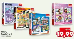 Kaufland Puzzle 4w1 przygody gabi Trefl oferta