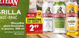 Biedronka Wszystkie piwa Kasztelan w puszce oferta