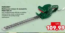 Kaufland Nożyce elektryczne do żywopłotu 450 w Parkside oferta