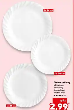 Kaufland Talerz szklany 20 cm oferta
