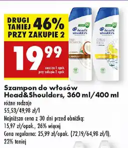 Biedronka Szampon do włosów Head & Shoulders oferta