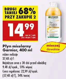 Biedronka Płyn micelarny Garnier oferta