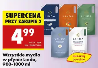 Biedronka Wszystkie mydła w płynie Linda oferta